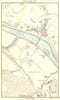 SCOTLAND. Dunkeld town plan. Birnam 1887 old antique vintage map chart