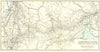 CALEDONIAN RAILWAY. Edinburgh Glasgow Carlisle 1887 old antique map plan chart