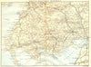 SCOTLAND. South-west District. Wigtown Kirkcudbright Dumfries Ayr 1887 old map