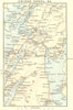 SCOTLAND. Crinan Canal 1887 old antique vintage map plan chart