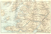 SCOTLAND. Arisaig, Loch Eil 1887 old antique vintage map plan chart