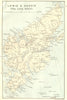 SCOTLAND. Lewis & Harris (The Long Island) 1887 old antique map plan chart