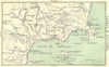 ALPES-MARITIMES. Cannes. & area 1913 old antique vintage map plan chart