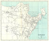 ILLE-VILAINE. Dinard 1923 old antique vintage map plan chart