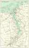BRITTANY. River Rance 1923 old antique vintage map plan chart