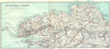FRANCE. Brest. North-W of Brittany 1923 old antique vintage map plan chart