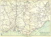 RHONE. & Savoie passes from France into Italy 1899 old antique map plan chart