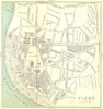 ALLIER. Vichy 1899 old antique vintage map plan chart