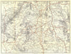 PUY-DE-DÔME. Mont Dore Bains Bourboule, Vichy 1899 old antique map plan chart