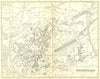 SEINE-MARNE. Fontainebleau 1899 old antique vintage map plan chart