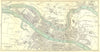 RHÔNE. Lyon Lyons general plan railway stations 1899 old antique map chart