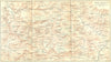 MONT PELVOUX. coach rd Bourg D'Oisans Briancon 1899 old antique map plan chart