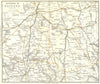 VIENNE. Area of Poitiers 1909 old antique vintage map plan chart