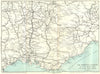 RHONE. Savoie Savoy passes France Italy 1909 old antique map plan chart
