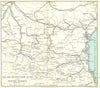 PYRENEES. South-west Baths Spas Winter Resorts 1909 old antique map plan chart