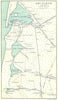 GIRONDE. Arcachon & Landes 1909 old antique vintage map plan chart