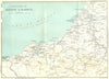 BAYONNE. Area of & Biarritz 1909 old antique vintage map plan chart