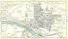 PYRÉNÉES-ATLANTIQUES. West Pyrenees. Pau 1909 old map plan chart