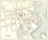 DINAN town/city plan de la ville. Côtes-d'Armor 1914 old antique map chart