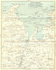 River Arguenon. Plancoet St. Jacut/Briac La Chapelle/Cast la Garde 1914 map