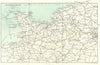 FRANCE. Normandy Normandie 1913 old antique vintage map plan chart