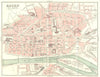 SEINE-MARITIME. Rouen 1913 old antique vintage map plan chart