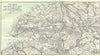 SEINE-MARITIME. Rouen Le Havre Dieppe Trouville 1913 old antique map chart