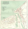 CALVADOS. Paris Falaise. Trouville Deauville 1913 old antique map plan chart