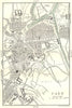 CALVADOS. Caen 1913 old antique vintage map plan chart