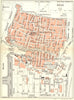 TUNISIA. Sfax 1909 old antique vintage map plan chart