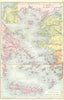 ANCIENT GREECE. Aegean; Troy 1908 old antique vintage map plan chart