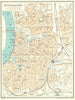 GERMANY. Dusseldorf 1931 old vintage map plan chart