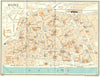 GERMANY. Mainz 1931 old vintage map plan chart