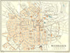 GERMANY. Wiesbaden 1931 old vintage map plan chart
