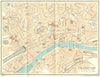 GERMANY. Frankfurt 1931 old vintage map plan chart