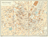 GERMANY. Stuttgart 1931 old vintage map plan chart