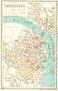 SWITZERLAND GERMANY. Constance 1931 old vintage map plan chart