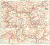 BELGIUM. Spa. Town city ville plan carte map 1924 old antique chart