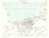 TRONDHEIM antique town city map plan. Norway 1896 old chart
