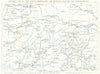 Jotunheimen mountains & Jostedal Glacier Jostedalsbreen 1896 old antique map