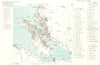 BERGEN antique town city map plan. Norway 1896 old chart