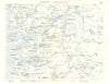 NORWAY. Bergen-Hardanger 1896 old antique vintage map plan chart