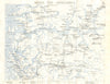 NORWAY. Bergen-Voss-Sognefjorden 1896 old antique vintage map plan chart