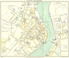 IRELAND. Plan Londonderry 1912 old antique vintage map chart