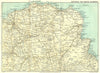 ULSTER. Portrush & Giants Causeway 1912 old antique vintage map plan chart