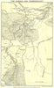 IRELAND. Dargle & Powerscourt 1912 old antique vintage map plan chart