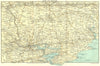 IRELAND. Cork & area 1912 old antique vintage map plan chart