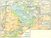 IRELAND. Killarney to Tralee 1912 old antique vintage map plan chart