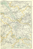 IRELAND. Parts of Cavan, Fermanagh, Longford & Monaghan 1912 old antique map