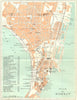 INDIA. Bombay (Mumbai) plan. Clubs schools hospitals theatres hotels 1924 map